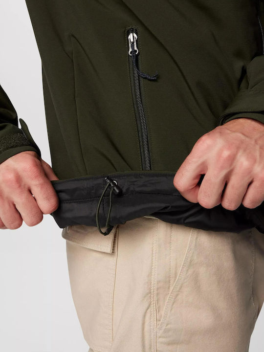 Gate Racer Ii Winter Jacke Softshell Wasserdicht und Winddicht Green