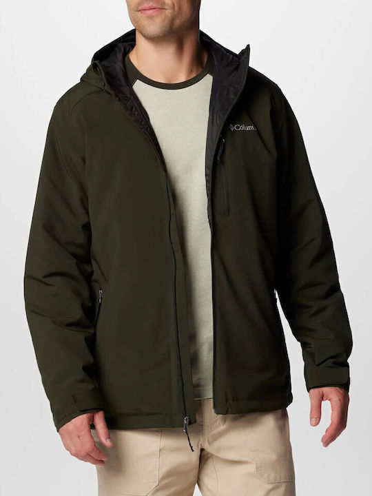 Gate Racer Ii Winter Jacke Softshell Wasserdicht und Winddicht Green