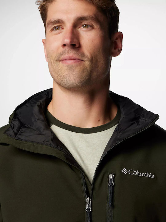 Gate Racer Ii Winter Jacke Softshell Wasserdicht und Winddicht Green