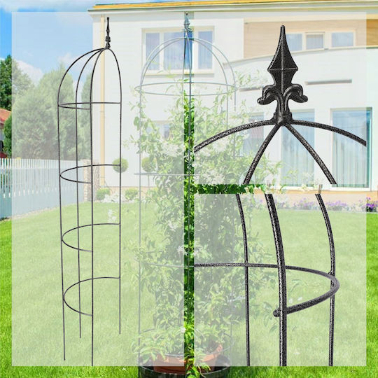 Kadax Metall Garten Pergola 150cm Stütze Kletterrosen Blumen Obelisk Säule