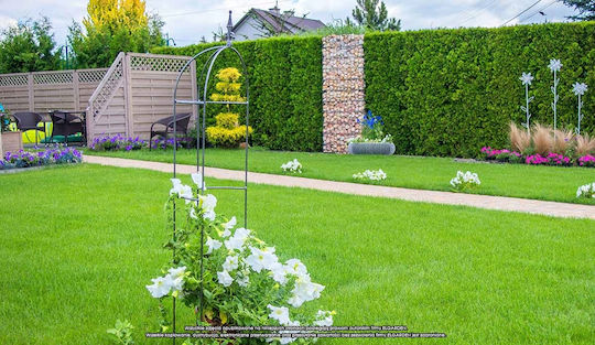 Kadax Metall Garten Pergola 150cm Stütze Kletterrosen Blumen Obelisk Säule