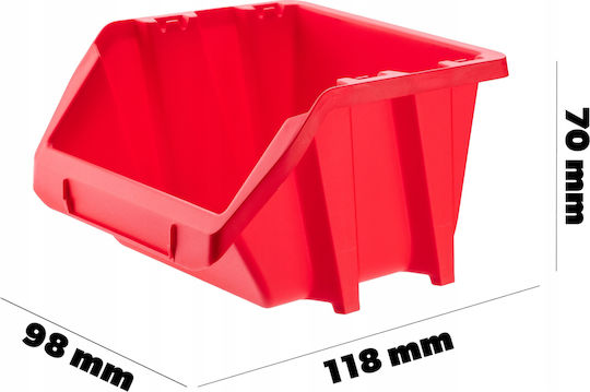 Kadax Set 50 Plastic Organizatoare pentru Bin-uri de Unelte Stivuibile L11.8xW9.8cm