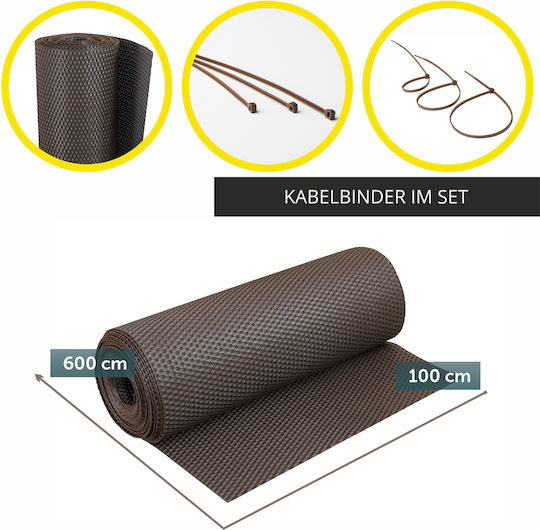 Kadax Separator de Umbrire Maro 1x6m