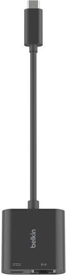 Belkin INC019btBK USB-C Netzwerkadapter mit Verkabelter Ethernet-Verbindung