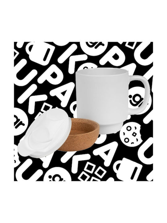 Koupakoupa Mug Ceramic with Lid 330ml