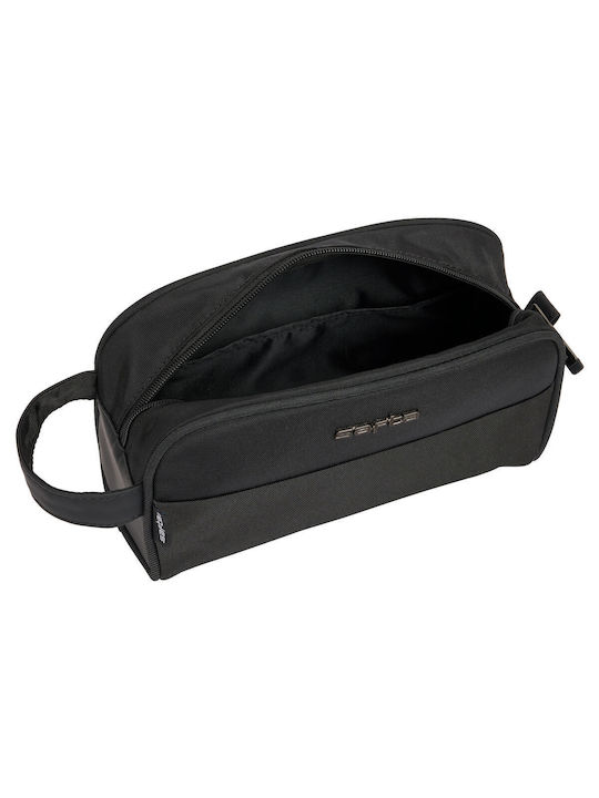 Safta Toiletry Bag in Black color 24cm