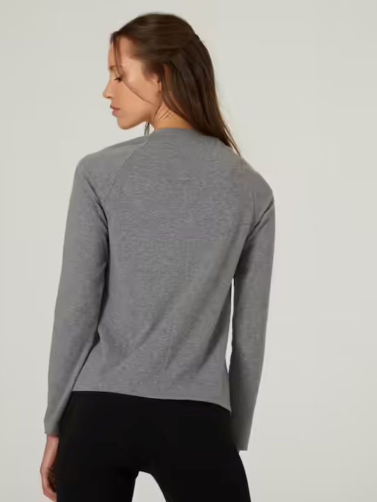 Paco & Co 200203 Women's Blouse Long Sleeve grey