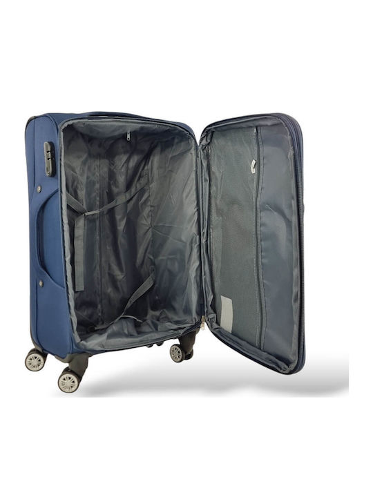 Playbags Βαλίτσα Μεσαία Μπλε