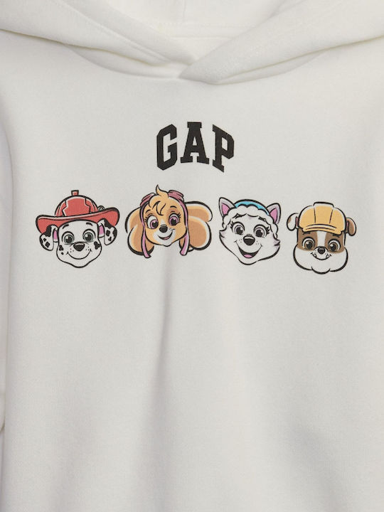 GAP Hanorac pentru copii off white Logo