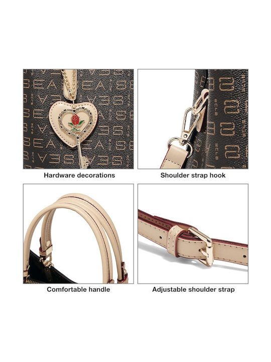Women's Bag Shopper Shoulder Brown