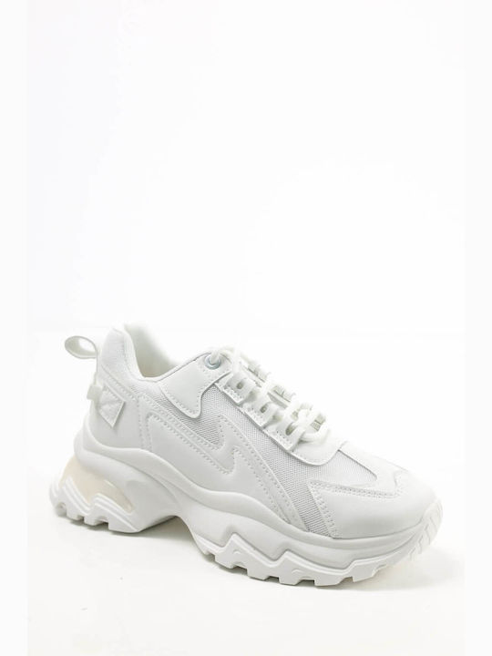 Ligglo Γυναικεία Chunky Sneakers Λευκά