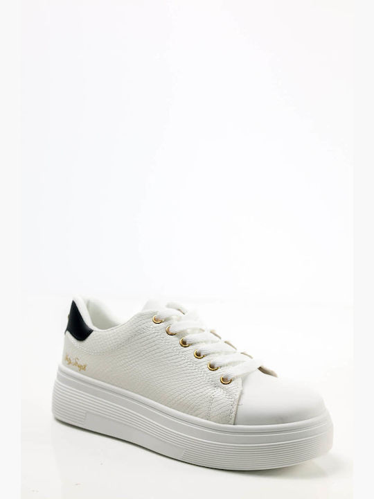 Ligglo Femei Sneakers White / Black