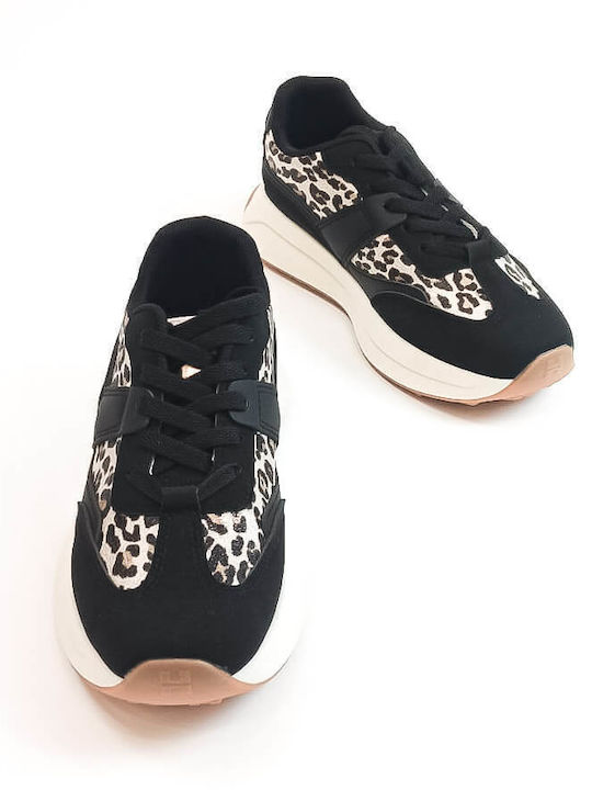 Γυναικεία Flatforms Sneakers Μαύρα