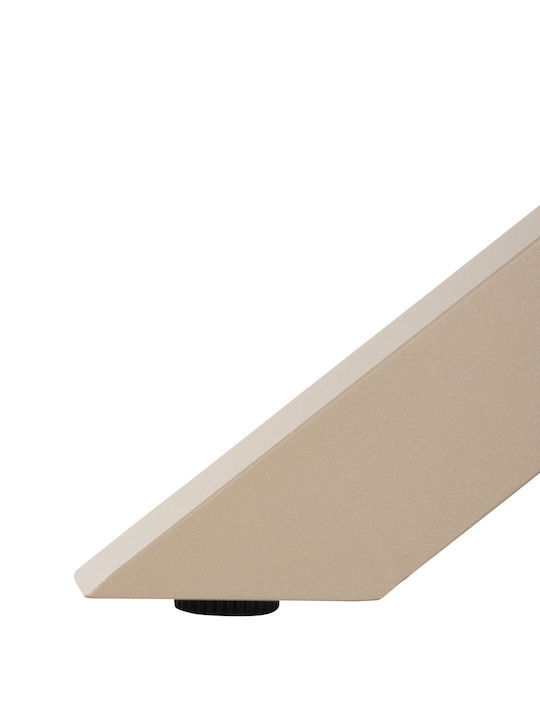 Tisch Stabil Moril Champagne-natural 120x120x74cm