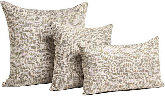 Bed&Bath Μαξιλαροθήκη Μπεζ 40x40εκ.