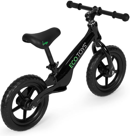 Ecotoys Bicicletă de Echilibru pentru Copii Negru