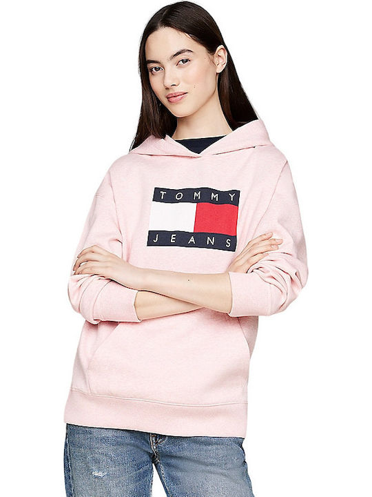 Flag Γυναικείο Φούτερ με Κουκούλα Ballet Pink