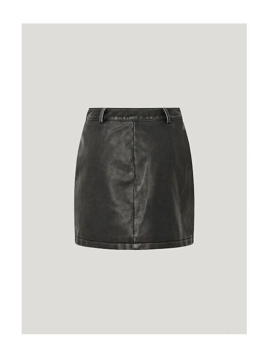 London Denim Mini Fustă Black