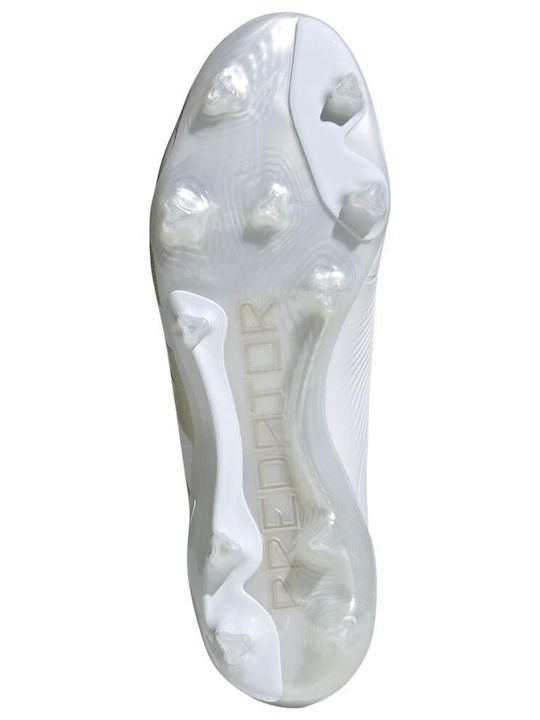 adidas Predator Elite Ποδοσφαιρικά Παπούτσια με Τάπες FG Λευκά adidas Predator Elite Ποδοσφαιρικά Παπούτσια με Τάπες FG Λευκά
