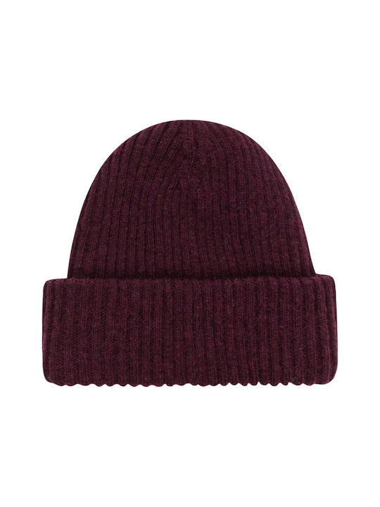 Element Beanie Beanie Knitted in Burgundy color