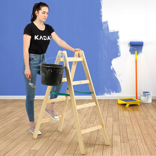Kadax Ladder Wooden with 4 Steps
