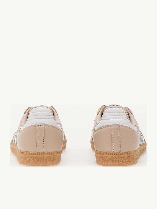 Samba Og Γυναικεία Sneakers Wonder Taupe / Ftw White / Gold Metallic