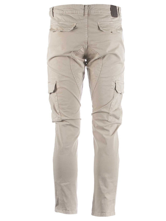 Bomboogie Men's Trousers Cargo in Regular Fit Beige