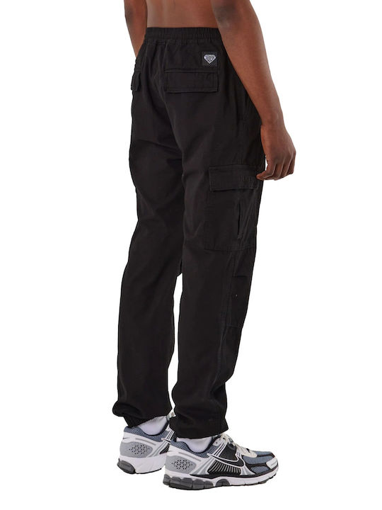 Men's Trousers Cargo in Regular Fit Black