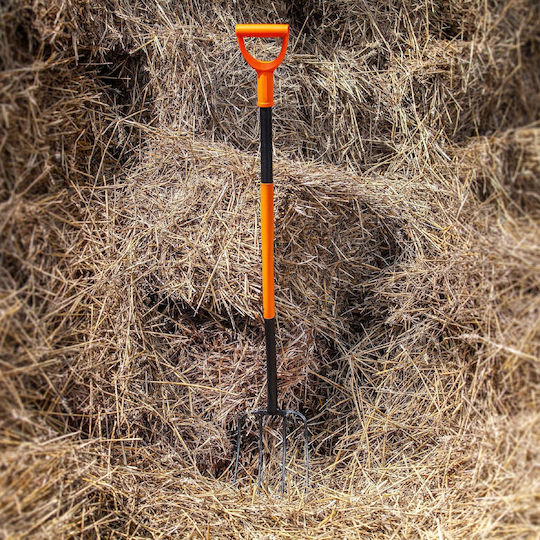 Kadax 26181 Gartenrechen Bogenharke mit Stiel