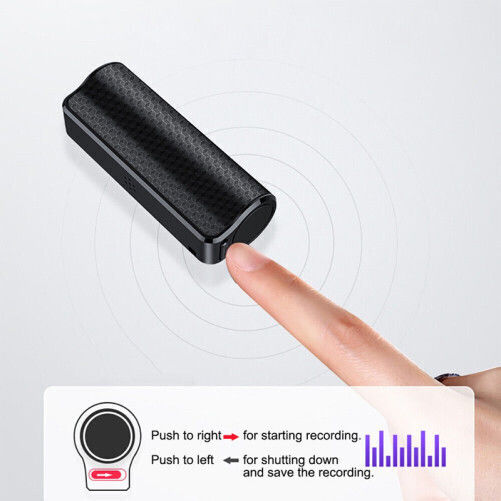 Mini-Spionage-Voice-Recorder Iuni Q70 8GB Sprachaktivierung MP3-Player