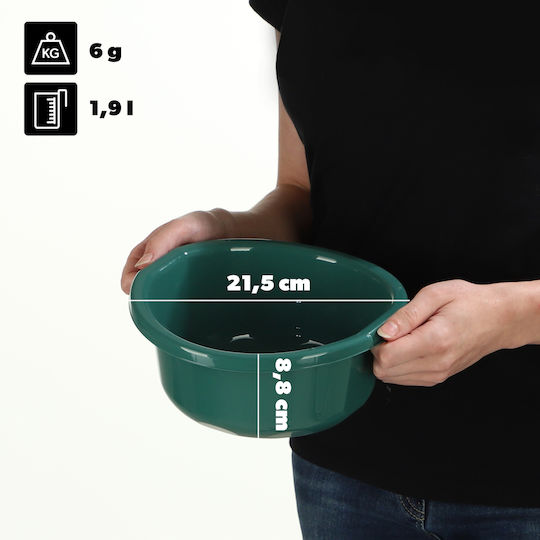 Kadax Lavoar Rotund Capacitate 1.9lt Verde
