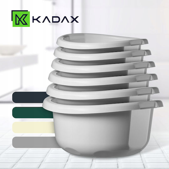 Kadax Schüssel Rund Kapazität 1.9Es Gray