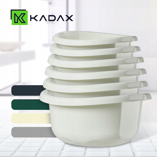 Kadax Леген Кръгла Вместимост 3.5лт Бяла
