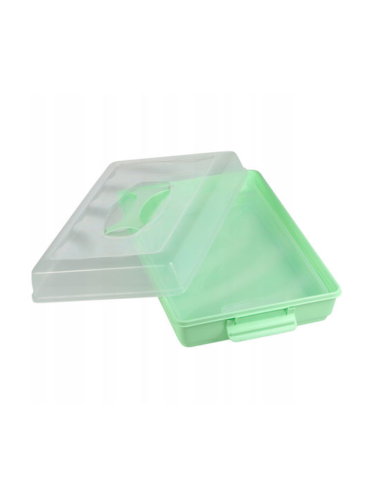 Kadax Set 1pcs Containers General Use with Lid Plastic Green