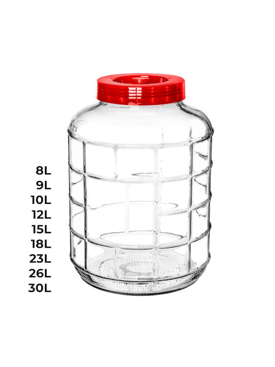 Kadax Set 1pcs Jars General Use with Lid Glass