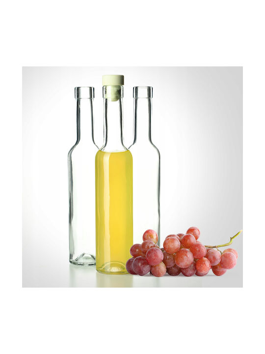 Kadax Set 2 Pieces General Use Glass Jars with Cork Transparent 250ml 2 Pieces