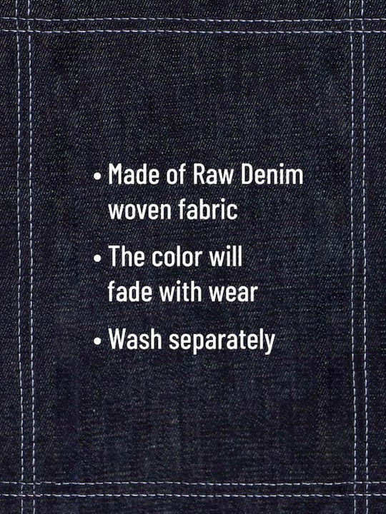 Short-sleeved Denim Shirt Blue
