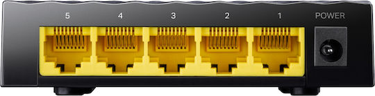 Cudy GS105D v1 Unmanaged L2 Switch με 5 Θύρες Gigabit (1Gbps) Ethernet