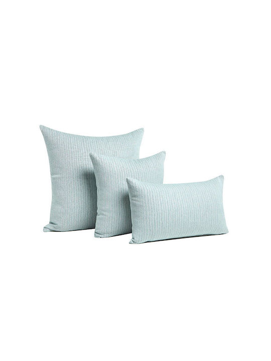 Bed&Bath Charisma Decorative Pillow Case Made of 100% Cotton Aqua 57x57 cm