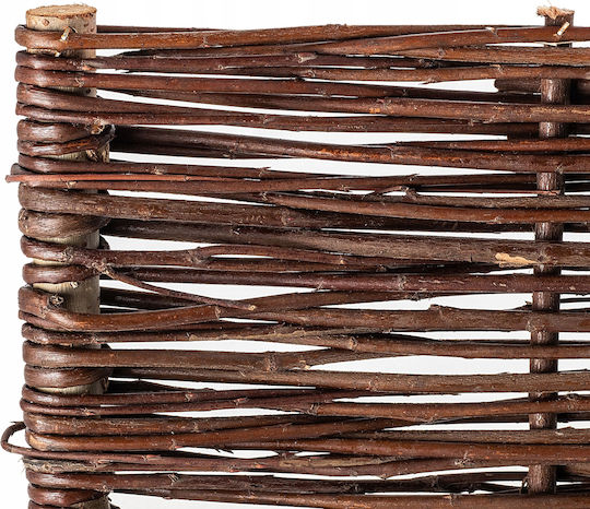 Kadax Gartenbordüre in Braun Farbe 20cm x 1.2m