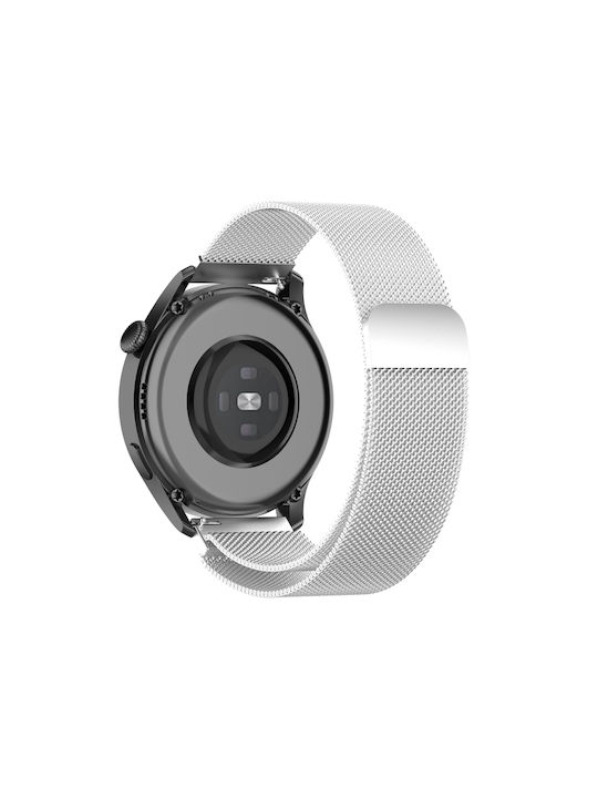Huawei Λουράκι Ασημί (Huawei Watch GT 3, GT Runner)
