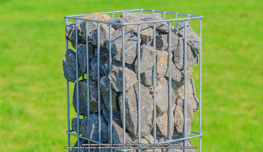 Kadax Garden Fencing Supplies Gabin Box 60cm Silver