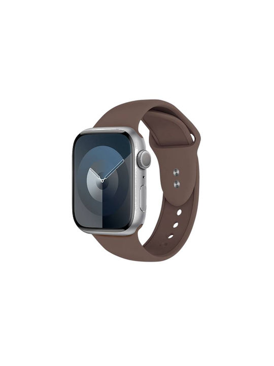 Crong Strap Silicone Brown (Apple Watch Ultra2, Ultra1, SE, 9, 8, 7, 6, 5, 4, 3)