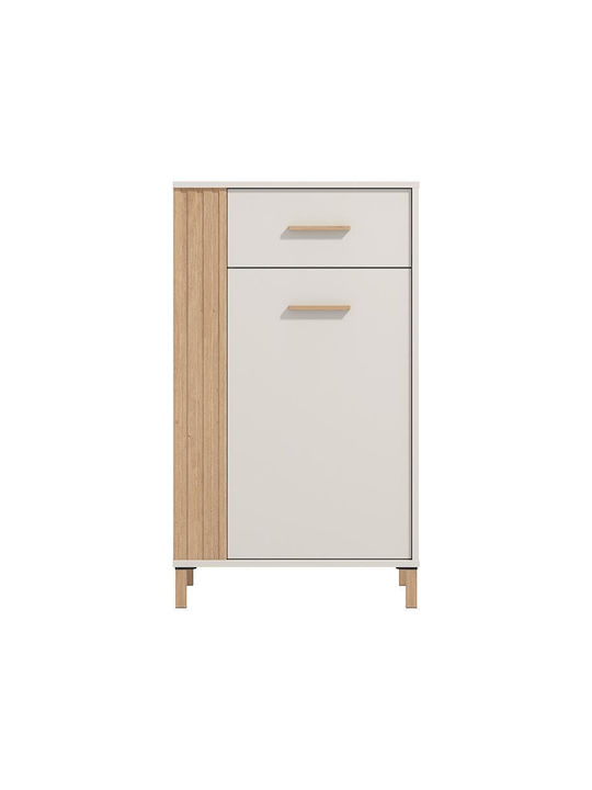 1k1f Entry Furniture with Shoe Rack Artisan Oak-cashmere 60x40x103cm