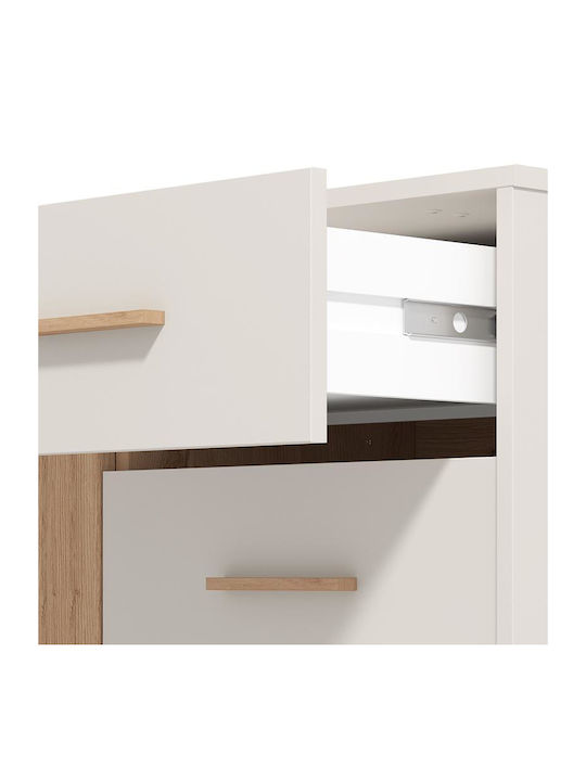 1k1f Entry Furniture with Shoe Rack Artisan Oak-cashmere 60x40x103cm