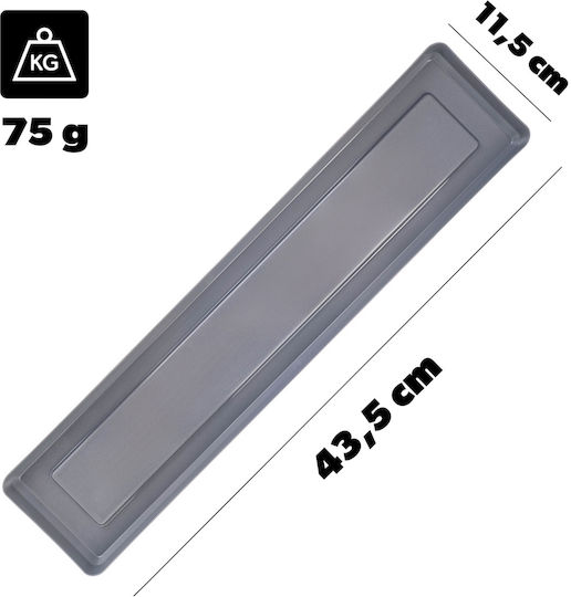 Kadax Plate Pot Plastic Gray 33879