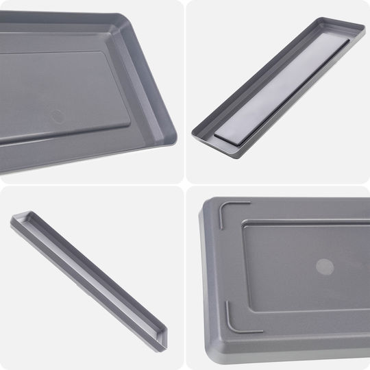 Kadax Plate Pot Plastic Gray 33878