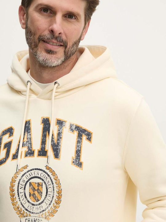 Sweatshirt mit Kapuze Cream