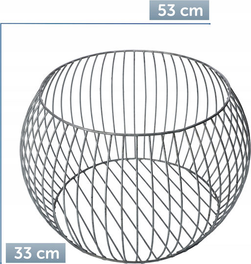 Kadax Übertopf Metall Gray