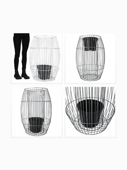 Kadax Planter Metal Gray